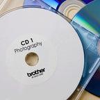 Brother DK-11207 DirectLabel Etikettes CD/DVD 58mm 100 for Brother P-Touch QL/700/800/QL 12-102mm/QL 12-103.6mm