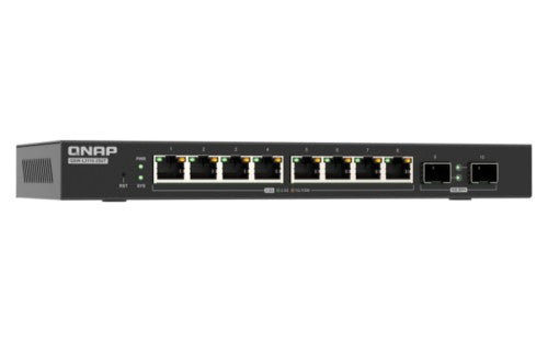 QNAP QSW-L2110-2S8T network switch Managed Desktop Black
