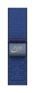 Apple Nike Sport Loop Band Blue Nylon, Recycled polyester, Spandex