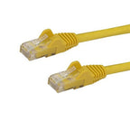 StarTech.com 100ft CAT6 Ethernet Cable - Yellow CAT 6 Gigabit Ethernet Wire - 250MHz 100W PoE RJ45 UTP Network/Patch Cord Snagless w/Strain Relief Individually Tested