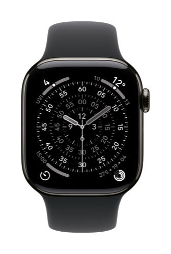 Apple MXLK3ZM/A smart wearable accessory Band Black Fluoroelastomer