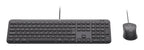 Logitech Signature Slim Combo MK620 For Business keyboard Mouse included Home/Office USB QWERTZ German Graphite