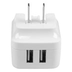 StarTech.com Dual-Port USB Wall Charger - International Travel - 17W/3.4A - White