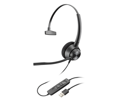 HP Poly EncorePro 310 Monaural USB-A Headset TAA