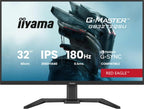iiyama G-MASTER Unleash your full gaming potential with the 180Hz GB3272QSU Red Eagle guaranteeing 0.5ms MPRT