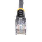 StarTech.com Cat5e Patch Cable with Molded RJ45 Connectors - 15 m - Black