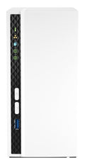 QNAP TS-233 + 2x ST2000VN003 NAS Mini Tower Cortex-A55 2 GB 4 TB QNAP QTS White