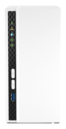 QNAP TS-233 + 2x ST2000VN003 NAS Mini Tower Cortex-A55 2 GB 4 TB QNAP QTS White