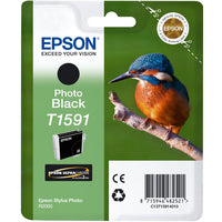 Epson C13T15914010/T1591 Ink cartridge foto black 17ml for Epson Stylus Photo R 2000