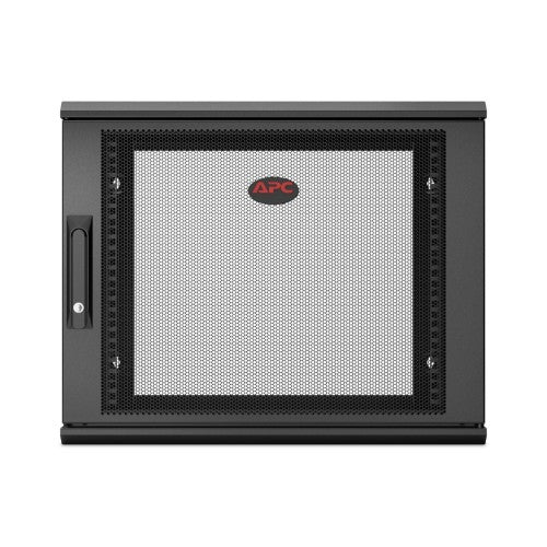 APC NetShelter WX AR109SH6, 9U, 19 inch patch cabinet, Wall mount, Pre-assembled, 600MM deep