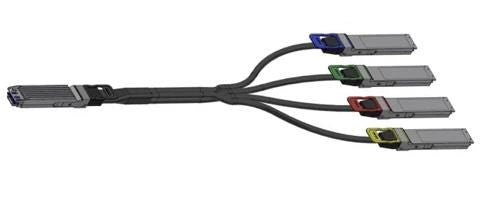 Nvidia MCP7Y50-N001 InfiniBand/fibre optic cable 1 m OSFP 4xOSFP Black