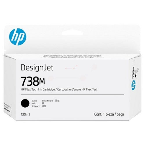 HP A24VLA/738M Ink cartridge black 130ml for HP DesignJet T 950/XT 950
