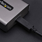 StarTech.com USB4 to Ethernet Adapter, 10GbE, Multi-Gigabit, Thunderbolt Compatible, 10GBASE-T/5G/2.5G NIC, 10G Ethernet Adapter, 0.5m USB4 Cable, Win/Mac, TAA
