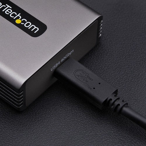 StarTech.com USB4 to Ethernet Adapter, 10GbE, Multi-Gigabit, Thunderbolt Compatible, 10GBASE-T/5G/2.5G NIC, 10G Ethernet Adapter, 0.5m USB4 Cable, Win/Mac, TAA