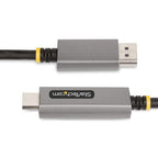 StarTech.com 6.6ft (2m) DisplayPort to HDMI Adapter Cable, 8K 60Hz, 4K 144Hz, HDR10, DP 1.4 to HDMI 2.1 Active Video Converter, DisplayPort Desktop to HDMI Monitor, M/M - DP to HDMI Cord
