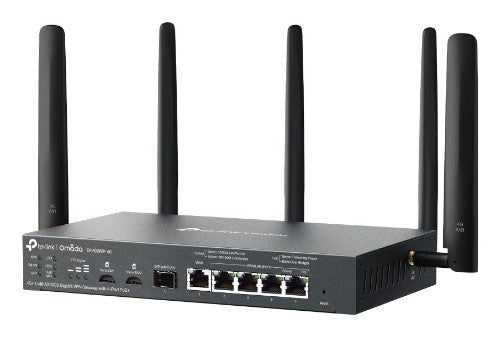TP-Link Omada ER706WP-4G wireless router Gigabit Ethernet Dual-band (2.4 GHz / 5 GHz) Black
