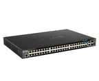 D-Link DGS-1520-52MP Managed L3 Gigabit Ethernet (10/100/1000) Power over Ethernet (PoE) 1U Black