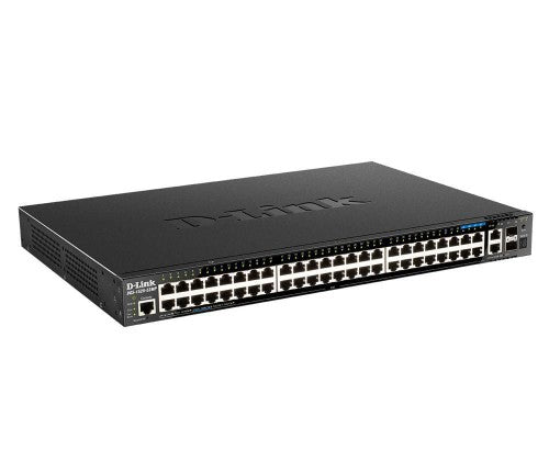 D-Link DGS-1520-52MP Managed L3 Gigabit Ethernet (10/100/1000) Power over Ethernet (PoE) 1U Black