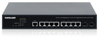 Intellinet 10-Port L2+ Fully Managed PoE++ Switch with 8 Gigabit Ethernet Ports and 2 SFP Uplinks (with UK power cord)