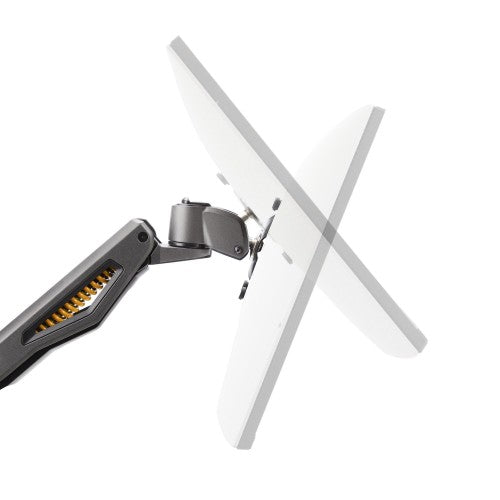 StarTech.com Desk Mount Monitor Arm, Up To 32" Display, Max 22lb/10kg, VESA 75x75/100x100, C-Clamp, Fully Articulating, Mechanical Spring, TAA-compliant