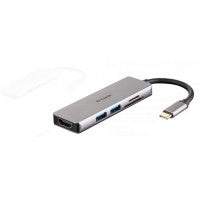 D-Link 5-in-1 USB-C Hub with HDMI and SD/microSD Card Reader