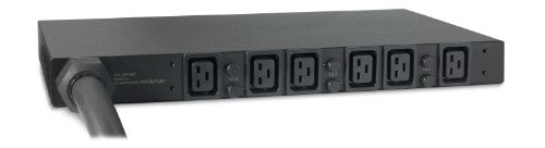 APC Basic Rack PDU AP7526 power distribution unit (PDU) 6 AC outlet(s) 1U Black