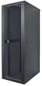 Intellinet 19" Network Cabinet - Free Standing, 26U, 600x600mm (width x depth), Black, Flatpack, Max 1500kg, Multi-Point Door Lock, One Lock Per Side Panel, Usable Depth 123 to 373mm, IP20 rated, Rack, Steel