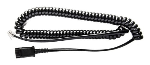 V7 BL-02+P telephone cable 2 m Black