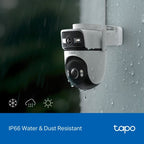 TP-Link Tapo Outdoor Dual Lens Pan/Tilt Security Camera