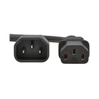 Eaton P004-P5M-EU power cable Black 0.5 m IEC C13 IEC C14