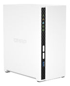 QNAP TS-233 + 2x ST2000VN003 NAS Mini Tower Cortex-A55 2 GB 4 TB QNAP QTS White