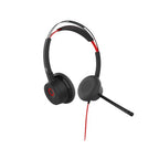 V7 HU621 Premium Headset - Noise Cancellation - ENC Mic - ANC -USB-A/C - Black