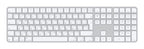 Apple Magic keyboard Universal USB + Bluetooth QWERTY Ukrainian White