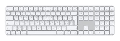 Apple Magic keyboard Universal USB + Bluetooth QWERTY Ukrainian White