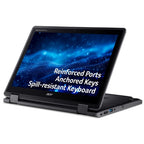 Acer TravelMate B3 Spin 12 – 12.2" WUXGA Touch, Intel N150, 8GB LPDDR5, 256GB SSD, AES 2.0 Stylus