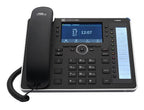 AudioCodes 445HD IP-Phone PoE GbE black with integrated BT and Dual Band Wi-Fi and an external power supply black