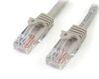 StarTech.com Cat5e Patch Cable with Snagless RJ45 Connectors - 15m, Gray