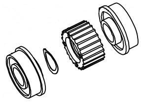 Datamax O'Neil 15-3218-01 printer/scanner spare part Roller