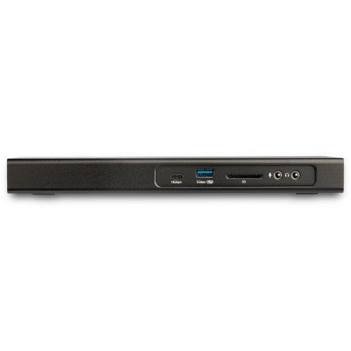 StarTech.com Thunderbolt 3 Dock - Dual Monitor 4K 60Hz TB3 Laptop Docking Station with DisplayPort - PCIe M.2 NVMe SSD Enclosure - 85W Power Delivery - SD 4.0, 10Gbps USB-C, 2 USB-A Hub - TAA