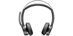HP Poly Voyager Focus 2 Microsoft Teams Certified USB-C-C Headset +USB-C/A Adapter +Charging Stand