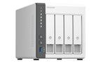 QNAP TS-433 NAS Tower Cortex-A55 4 GB 24 TB HDD QNAP Turbo System White