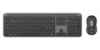 Logitech Signature Slim MK950 for Business keyboard Mouse included Office RF Wireless + Bluetooth QWERTY UK English Graphite