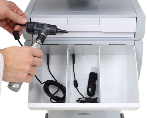 Ergotron 97-854 multimedia cart accessory Grey, White Basket