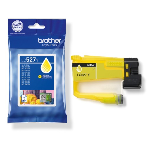 Brother LC-527XLY Ink cartridge yellow high-capacity, 2K pages ISO/IEC 19752 for Brother MFC-J 4350/6560/6975