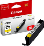 Canon 0334C001/CLI-571YXL Ink cartridge yellow high-capacity, 680 pages ISO/IEC 24711 336 Photos 11ml for Canon Pixma MG 5750/7750