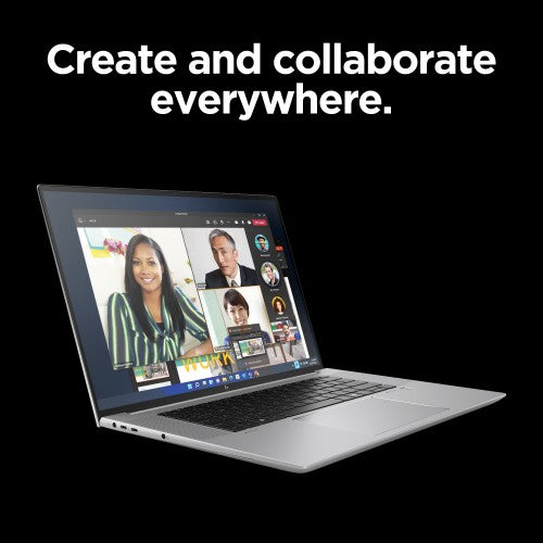 HP ZBook Studio G11 Intel Core Ultra 9 185H Mobile workstation 40.6 cm (16") WQUXGA 64 GB DDR5-SDRAM 2 TB SSD NVIDIA GeForce RTX 4070 Wi-Fi 7 (802.11be) Windows 11 Pro AI Workstation, AI PC Silver