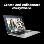 HP ZBook Studio G11 Intel Core Ultra 7 155H Mobile workstation 40.6 cm (16") WQUXGA 32 GB DDR5-SDRAM 1 TB SSD NVIDIA GeForce RTX 4070 Wi-Fi 7 (802.11be) Windows 11 Pro AI Workstation, AI PC Grey