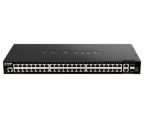 D-Link 48-Port Gigabit Stackable Smart Managed Switch with 2 x 10GBase-T Ports & 2 x 10G SFP+