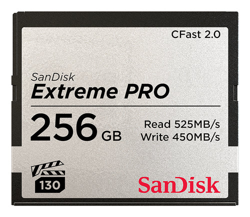 SanDisk Extreme Pro 256 GB CFast 2.0