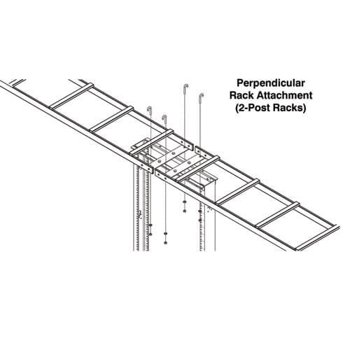 Tripp Lite SRLADDERATTACH SmartRack Hardware Kit - Connects SRCABLELADDER to a wall or Open Frame Rack